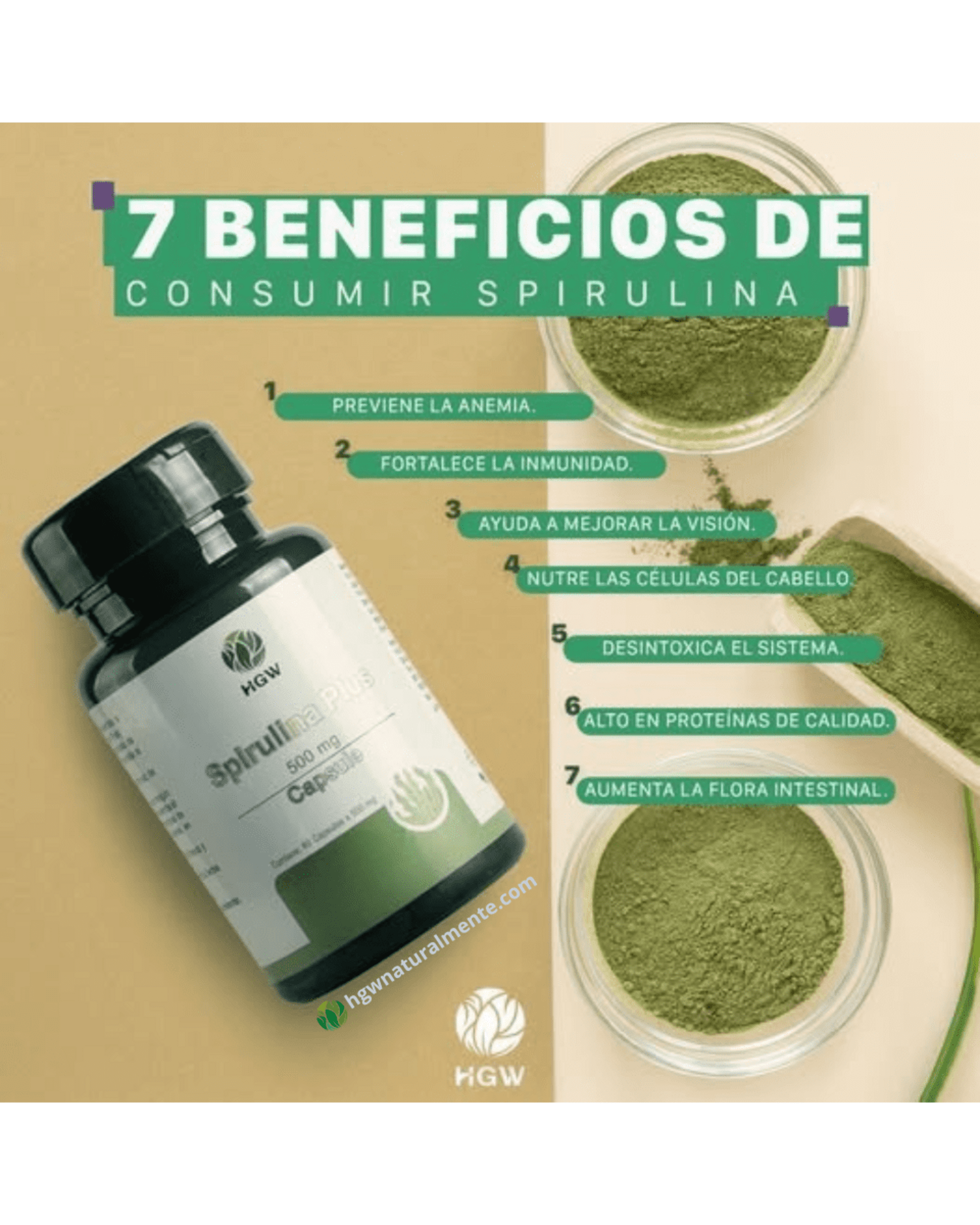 Spirulina Plus - HGW - 2